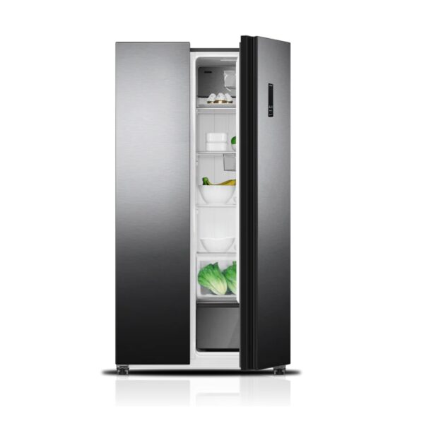 HELADERA VONDOM SIDE BY SIDE CON FREEZER NEGRO NO FROST 631L INVERTER - Image 2