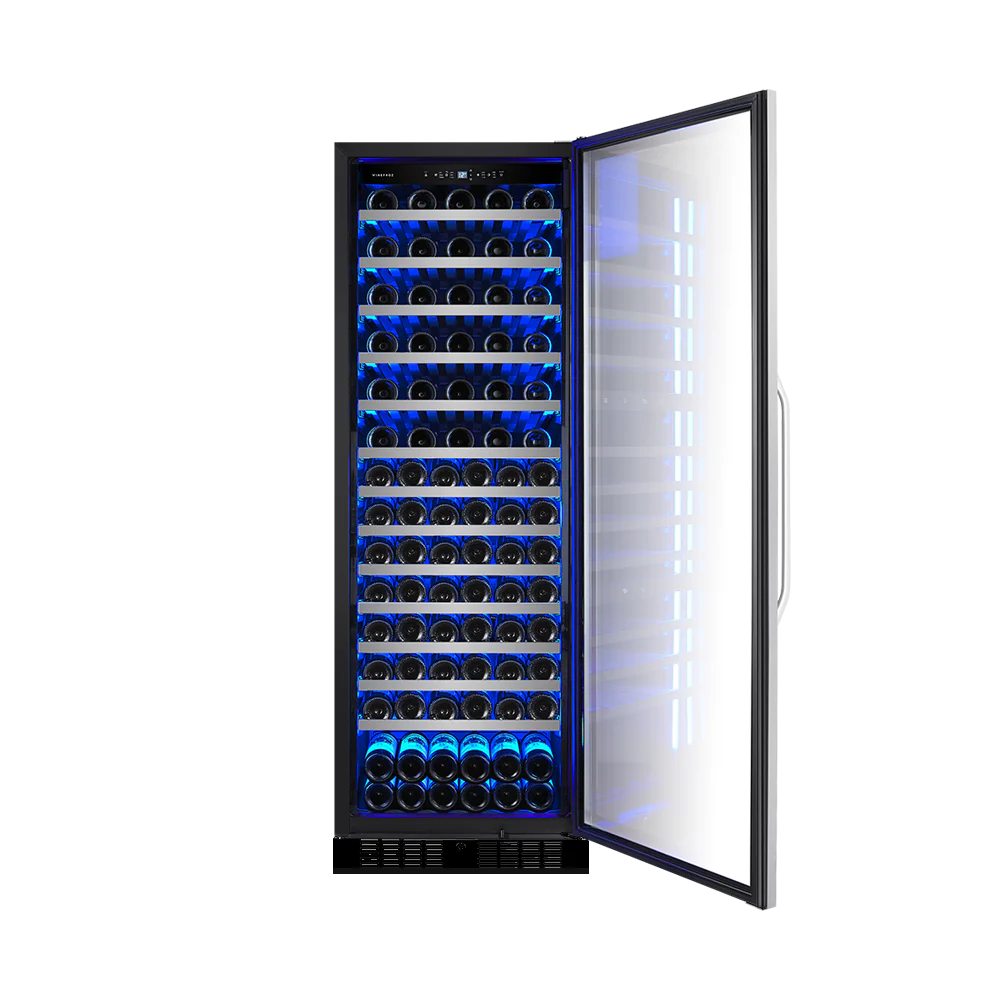 CAVA WINEFROZ WIFI LUXURY ACERO INOXIDABLE NEGRO PARA 138 BOTELLAS - SIMPLE TEMP. - Image 2